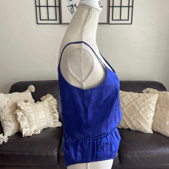 Escada by Margaretha Ley Vintage Made In Germany 100% Silk Size 38 Tank Romper - Picture 3 of 6